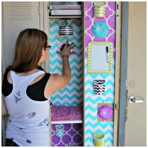 world's cutest locker with lockerlookz - premade to fit your locker and all reusable, magnetic and non-damaging