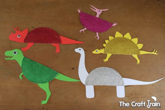 Make Paper Plate Dinosaurs