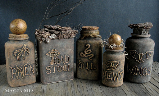 Witch's Apothecary Jars