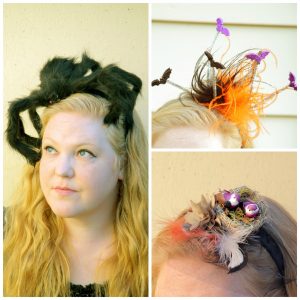 3 Creepy Headband Ideas that take 15 minutes or less to make