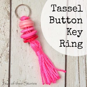 Make a Button Tassel Keychain