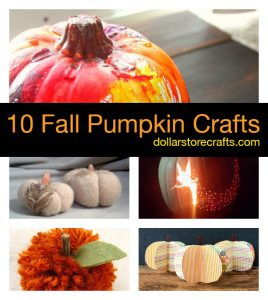10 Pumpkin Crafts for Fall