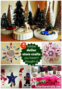 6 Dollar Store Craft ideas for Christmas that you haven't thought of! - dollarstorecrafts.com