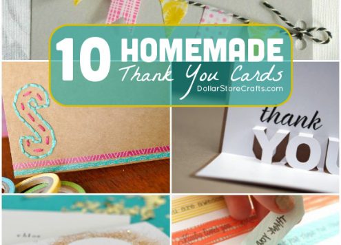 10 Homemade Thank You Cards