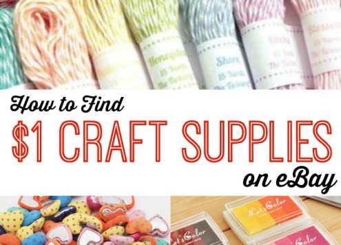 How to Find $1 Craft Supplies on Ebay
