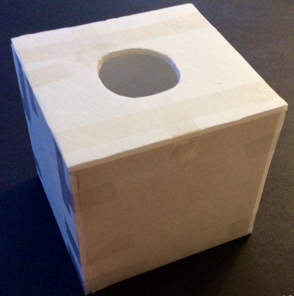 Custom tissue box cover
