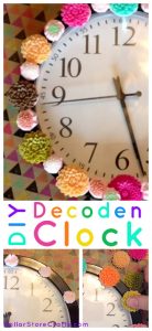 Easy Decoden Clock - What's the time? It's time to do Decoden!