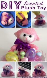 DIY Scented Plush Toy - This is the perfect gift for someone who wants the fragrance of a candle but can't use a candle. Some of these places include nurseries, children's rooms, Senior Care facilities, the office, and I'm sure you can think of a few other places.