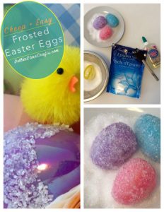 Tutorial: Cheep + Easy Frosted Easter Eggs