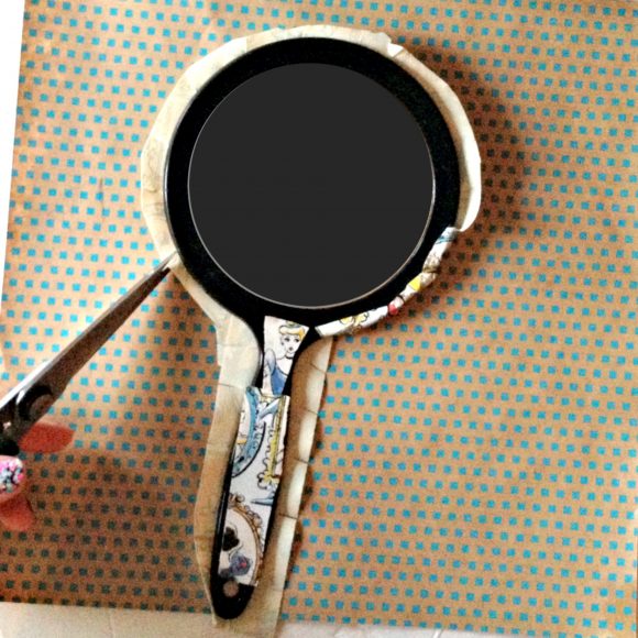 Duct tape hand mirror - simple and fun craft!