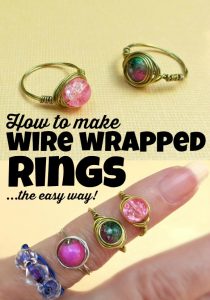 How to make wire-wrapped rings... the easy way!