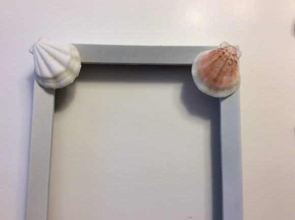 sea shell picture frame