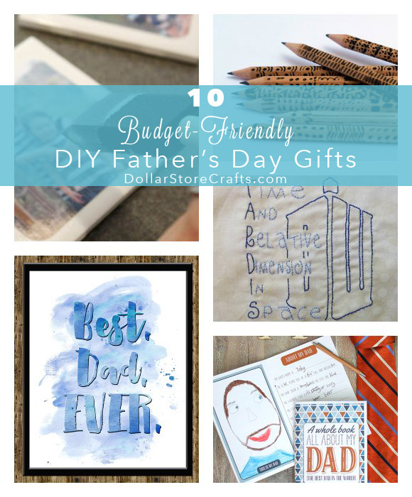 There's one crafting weekend left before Father's Day, so if you're planning a DIY Father's Day gift, now's the time to get cracking! If you need a little DIY Father's Day gift inspiration, here are 10 fun gifts that you can make on a budget.