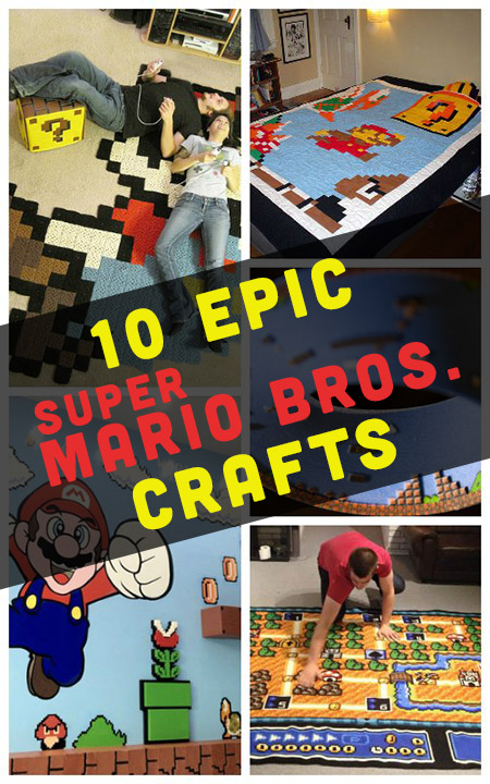 If you grew up with the Mario Brothers, these Super Mario Bros crafts will warm up your heart.