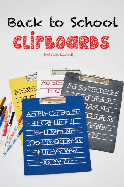 Back to School Clipboards