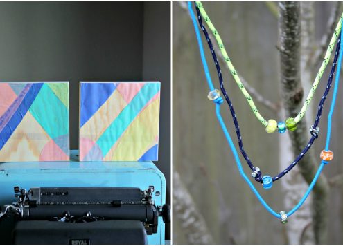 2 Colorful Craft Projects for Spring - at Dollarstorecrafts.com