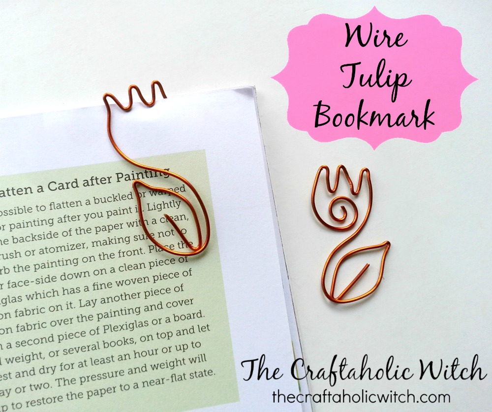Wire Tulip Bookmarks