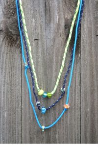 DIY Bungee Bling Necklace