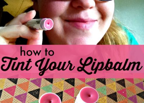 How to Tint Your Lip Balm - I already have everything I need to do this!