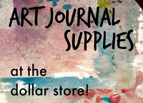 Dollar Store Art Journaling - Find Art Journal Supplies for Cheap » Dollar  Store Crafts