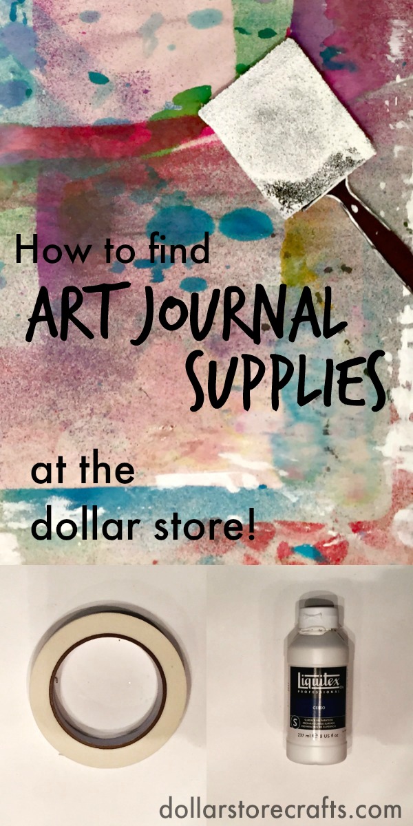 Dollar Store Art Journaling - Find Art Journal Supplies for Cheap » Dollar  Store Crafts