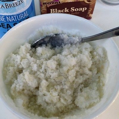 How do you use a salt scrub? Homemade salt scrub recipe - Dollar Store Crafts