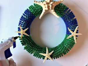 Dollar Store Crafts: Mardi Gras Mermaid Wreath