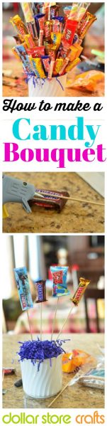 Tutorial: Make a Candy Bouquet - Dollar Store Crafts