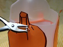 Recycled milk jug halloween candy pail tutorial
