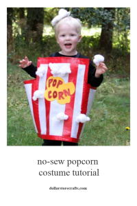 no sew popcorn costume from dollar store crafts