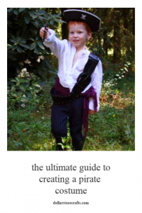 The ultimate guide to creating a pirate costume - dollar store crafts